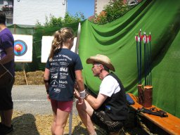 2013 Fleckenfest Bogenschießen