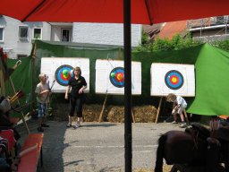 2013 Fleckenfest Bogenschießen