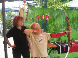 2013 Fleckenfest Bogenschießen